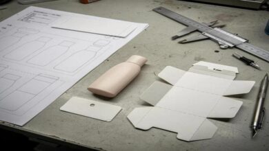 scrivania e materiale